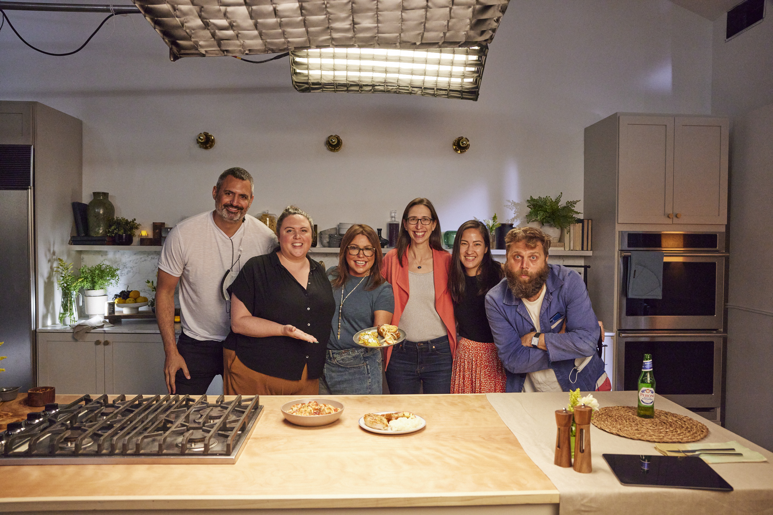 Rebecca Russell with team